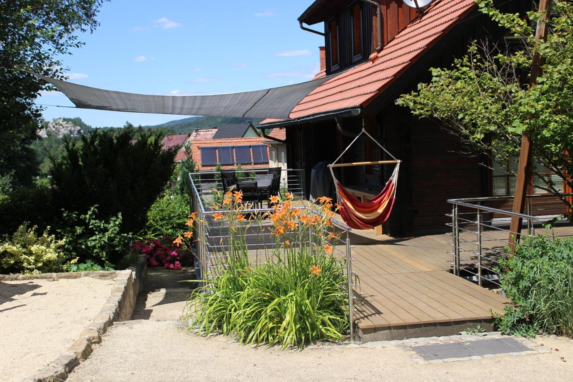 Ferienhaus Kraxlhuette Waltersdorf Bad Schandau Buitenkant foto