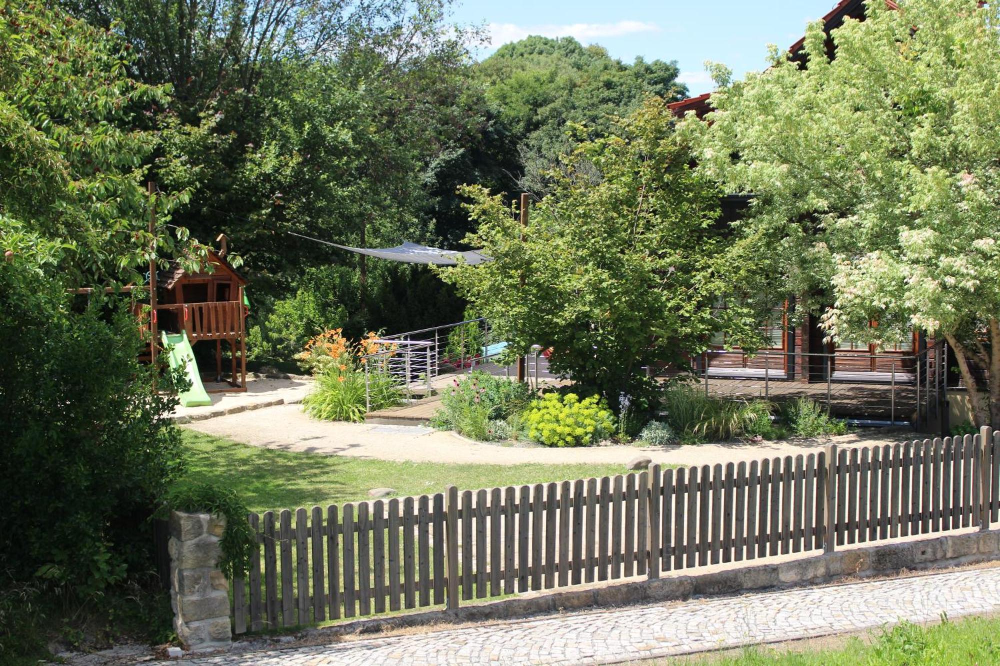 Ferienhaus Kraxlhuette Waltersdorf Bad Schandau Buitenkant foto
