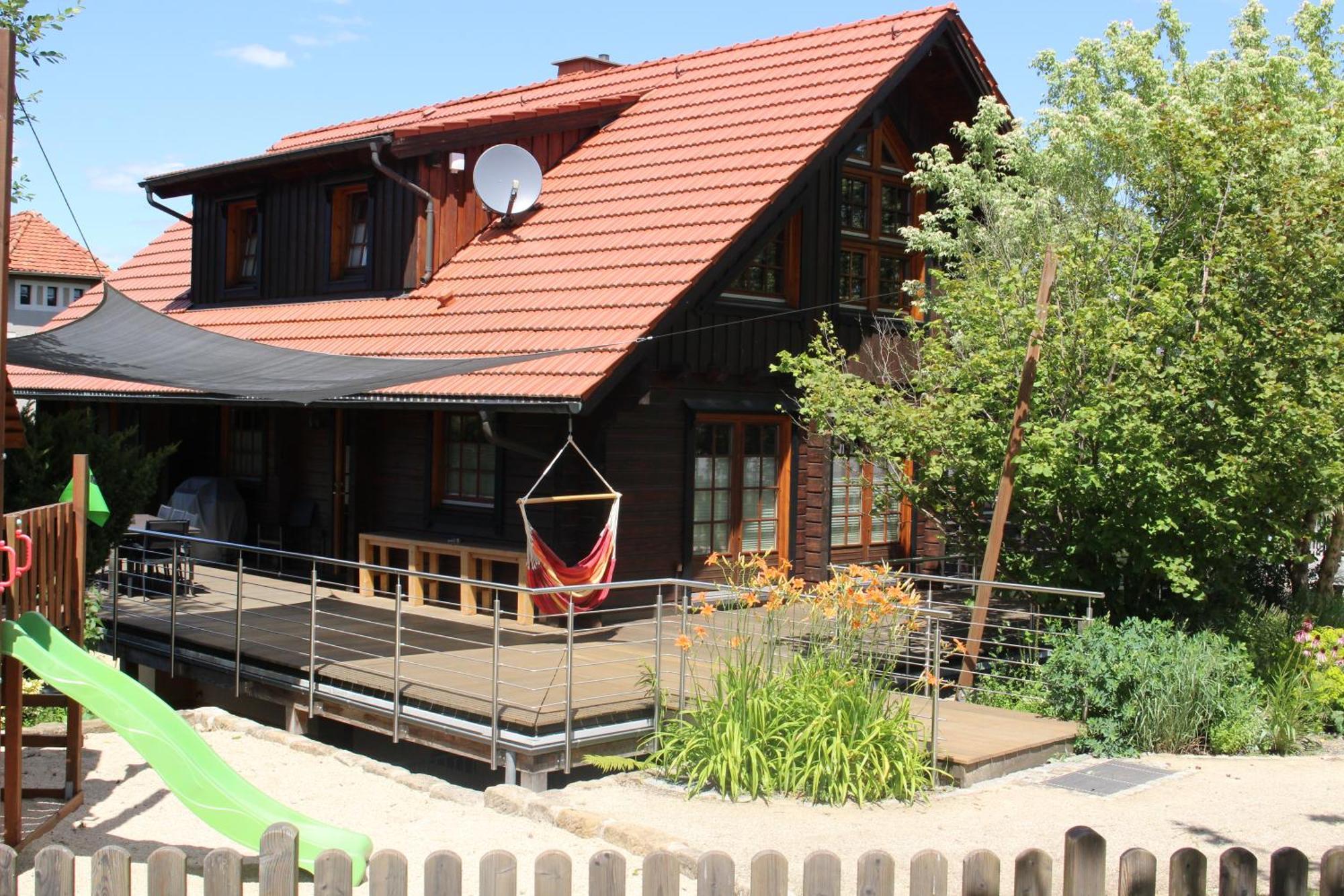 Ferienhaus Kraxlhuette Waltersdorf Bad Schandau Buitenkant foto
